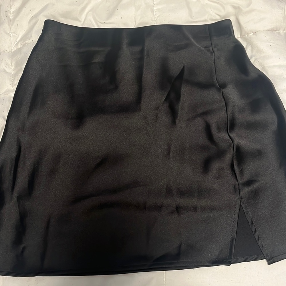 Satin skirt